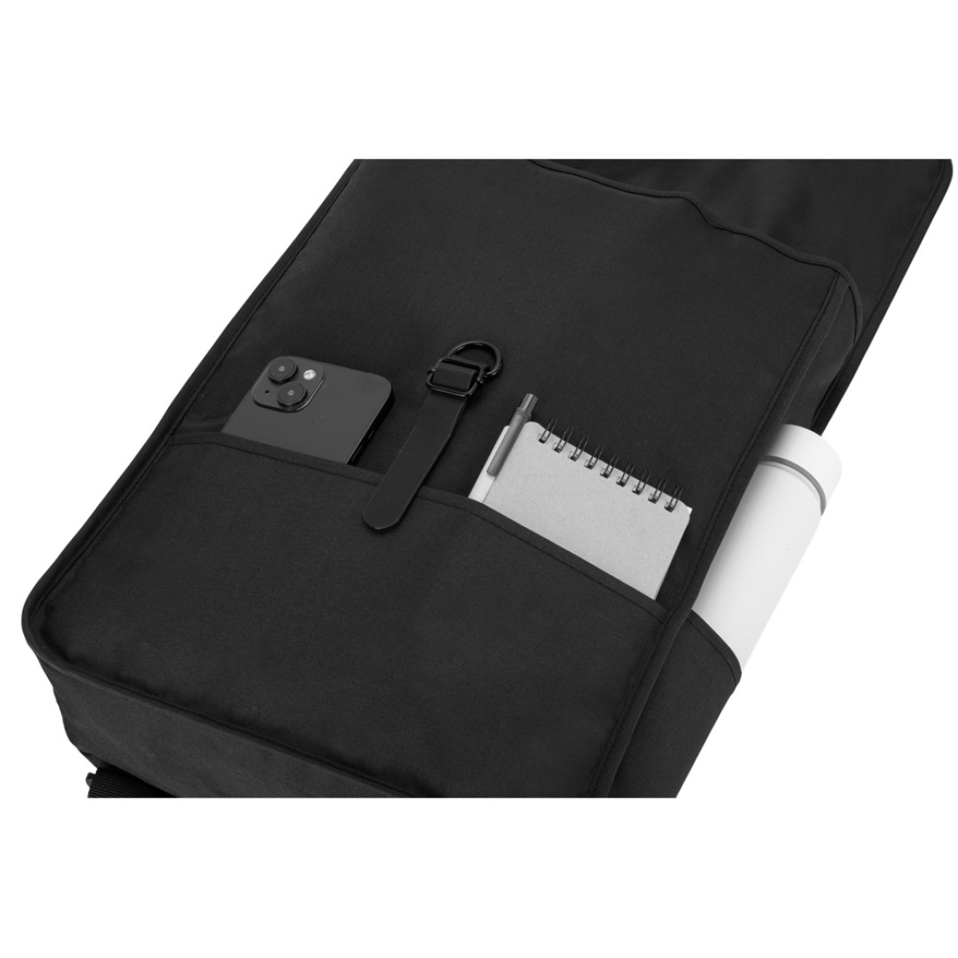 Рюкзак Rony из переработанного пластика, черный