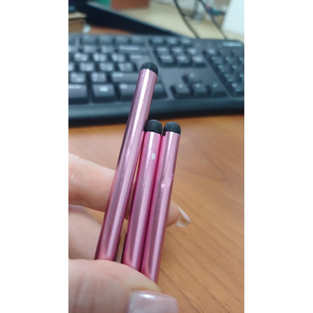 Стилус металлический Touch Smart Phone Tablet PC Universal, розовый (Р)