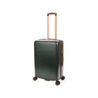 Чемодан BUGATTI Amelia, зеленый, поликарбонат / АБС-пластик, 42х24х67 см, 55 л