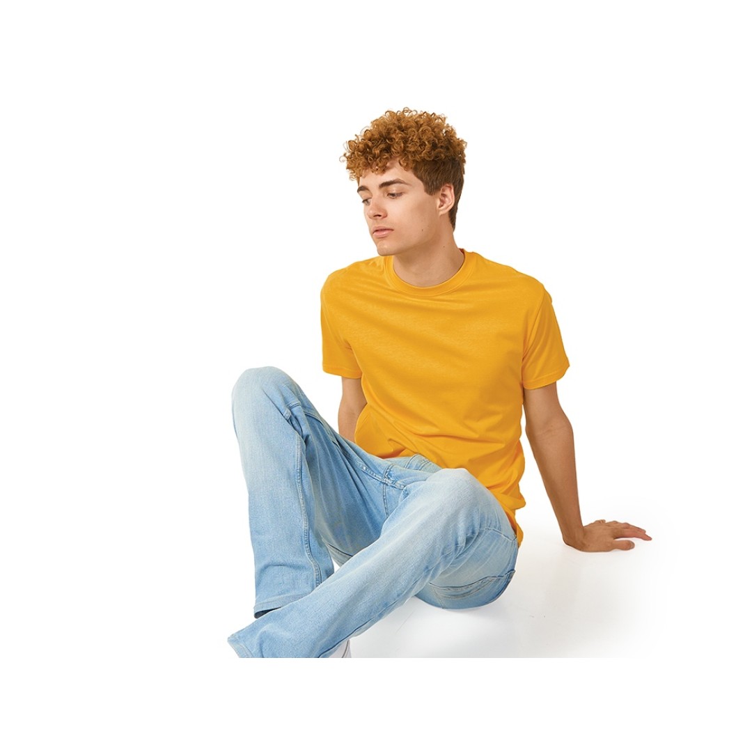 Футболка "Heavy Super Club" мужская, золотисто-желтый