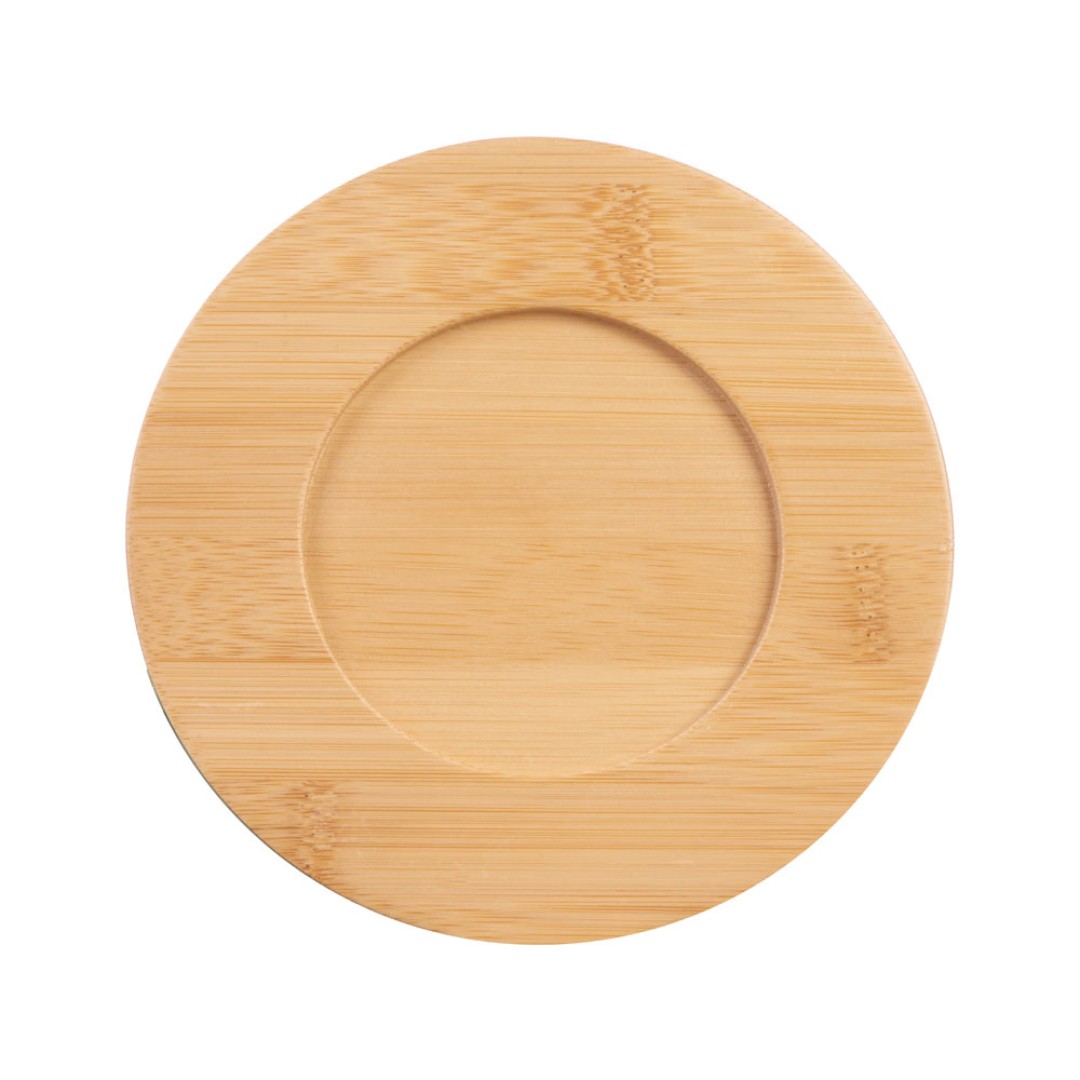 Набор чашка с бамбуковым блюдцем "Sheffield", красный