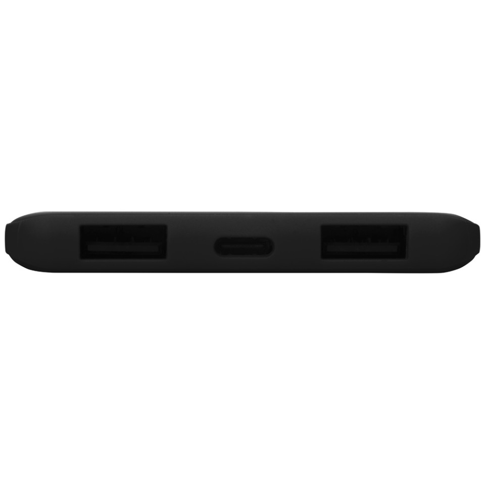 Портативное зарядное устройство «Reserve» с USB Type-C, 5000 mAh, черный
