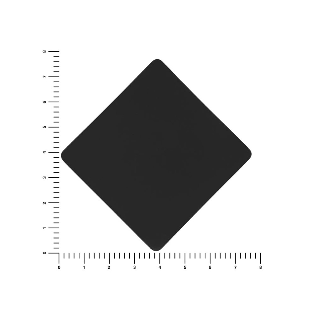 ПАТЧ РОМБ soft-touch (чёрный) 7,6 х 7,6 см