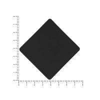 ПАТЧ РОМБ soft-touch (чёрный) 7,6 х 7,6 см