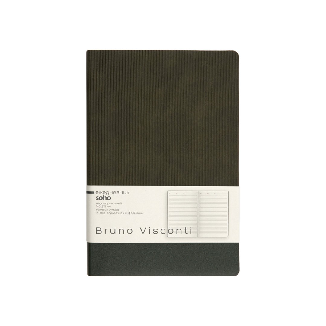 Ежедневник недатированный А5 "Soho", зеленый