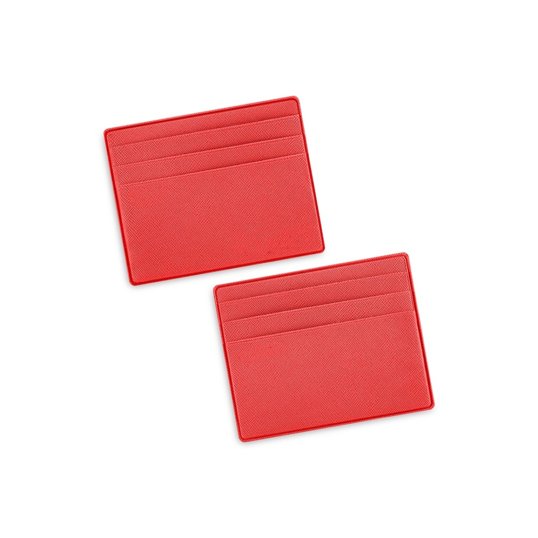 Картхолдер для денег и шести пластиковых карт "Favor", красный