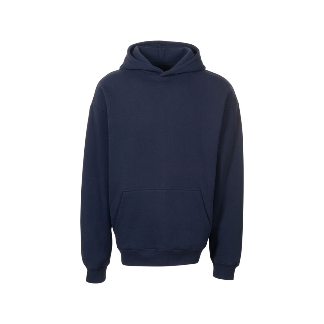 Толстовка с капюшоном оверсайз «Berlin» унисекс, темно-синий