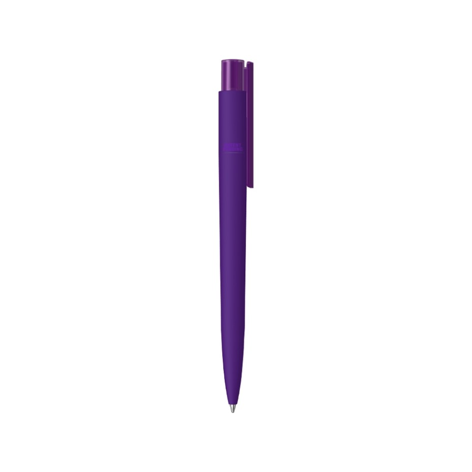Шариковая ручка "RECYCLED PET PEN PRO K transparent GUM" soft-touch, фиолетовый