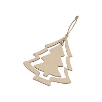 Подвеска деревянная "Две ёлочки"