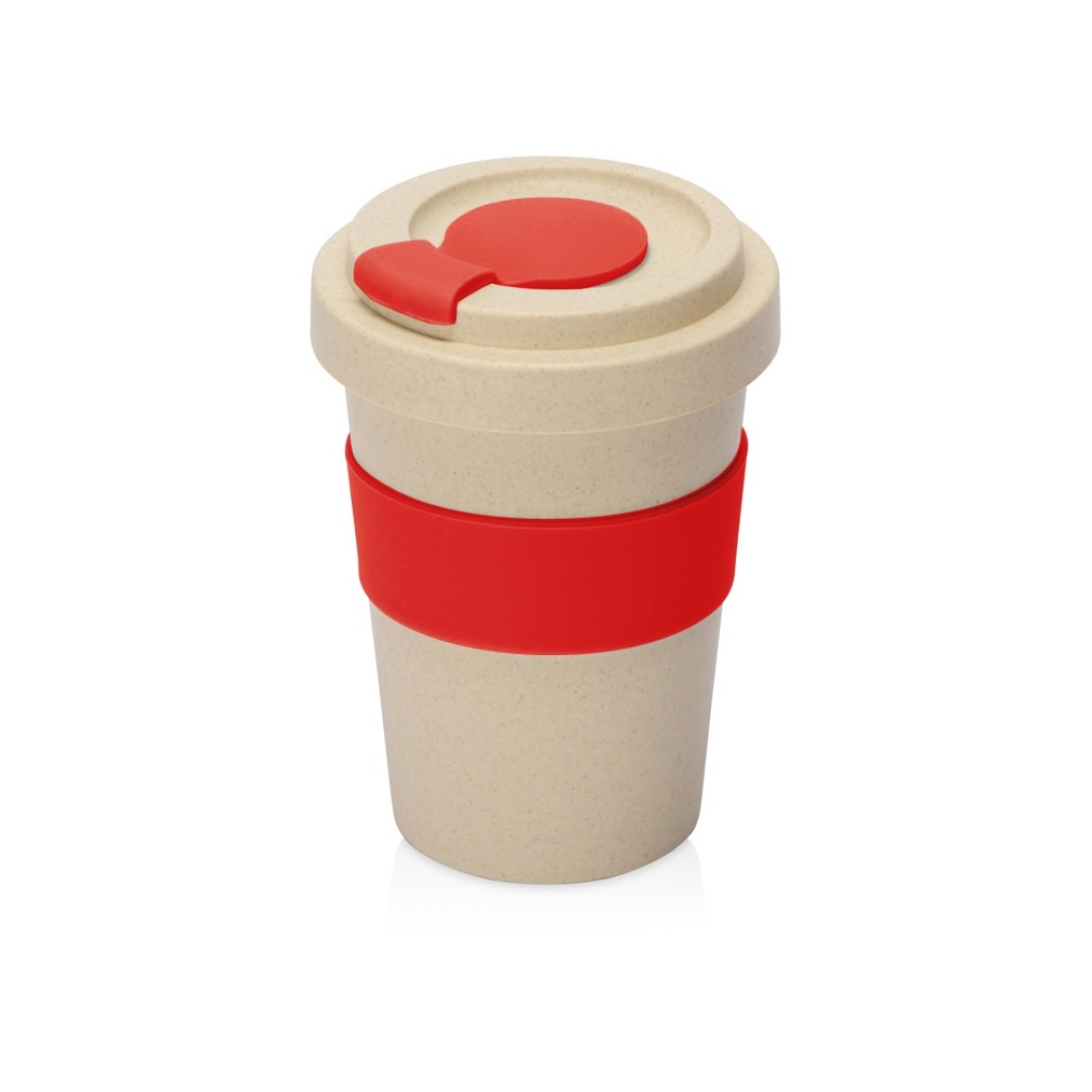 Стакан из пшеничного волокна «Flava», красный