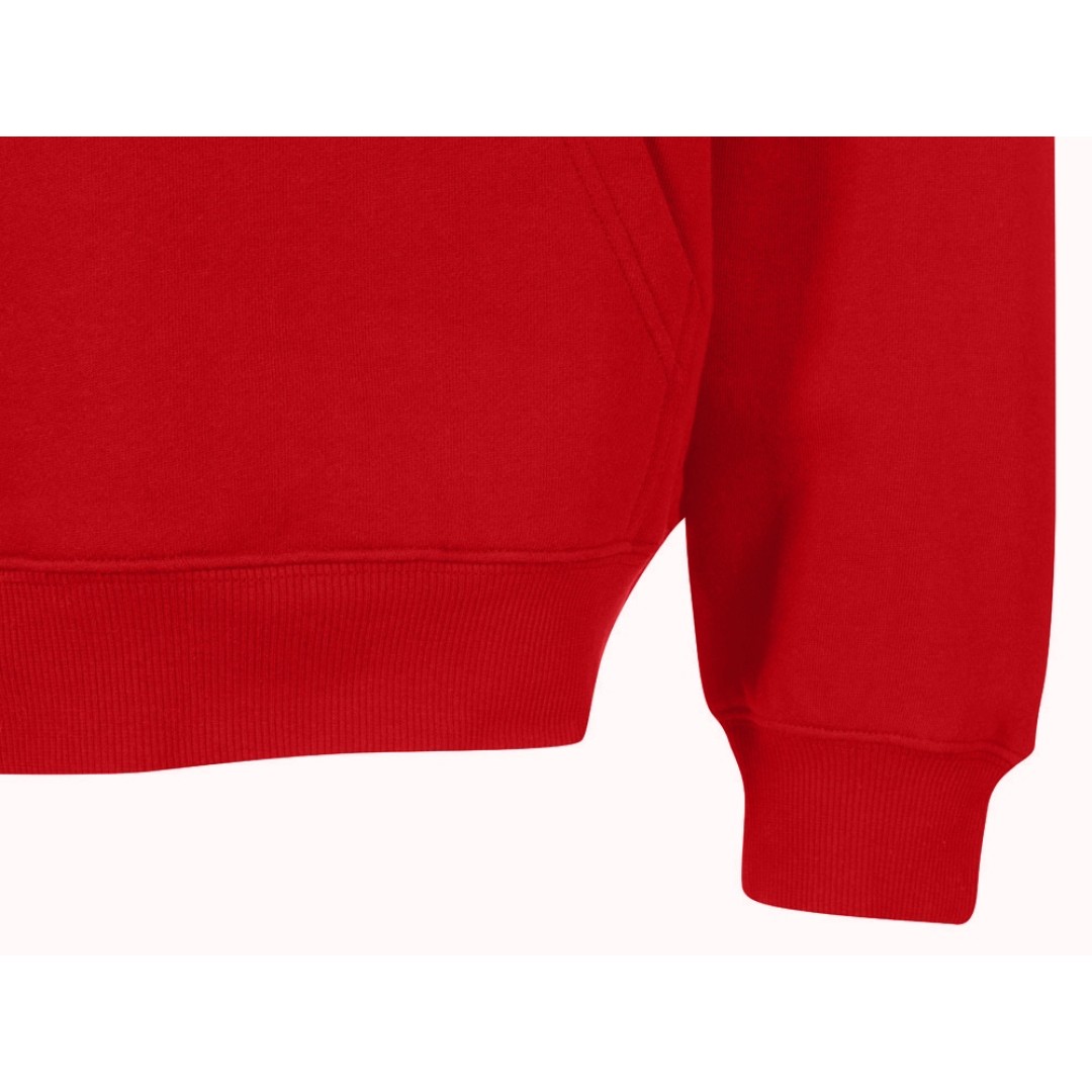 Толстовка с капюшоном оверсайз «Berlin» унисекс, красный