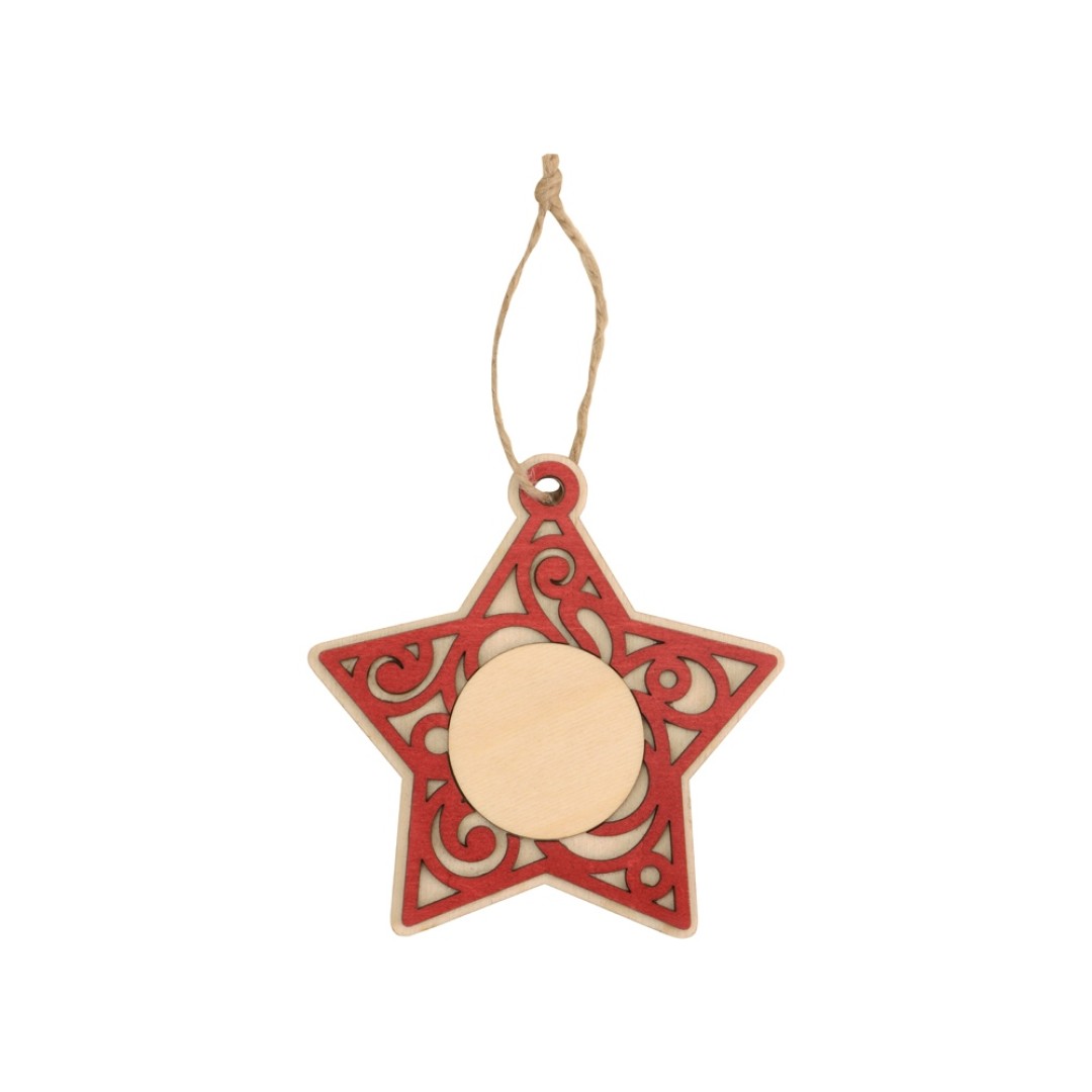 Подвеска деревянная «Звезда»