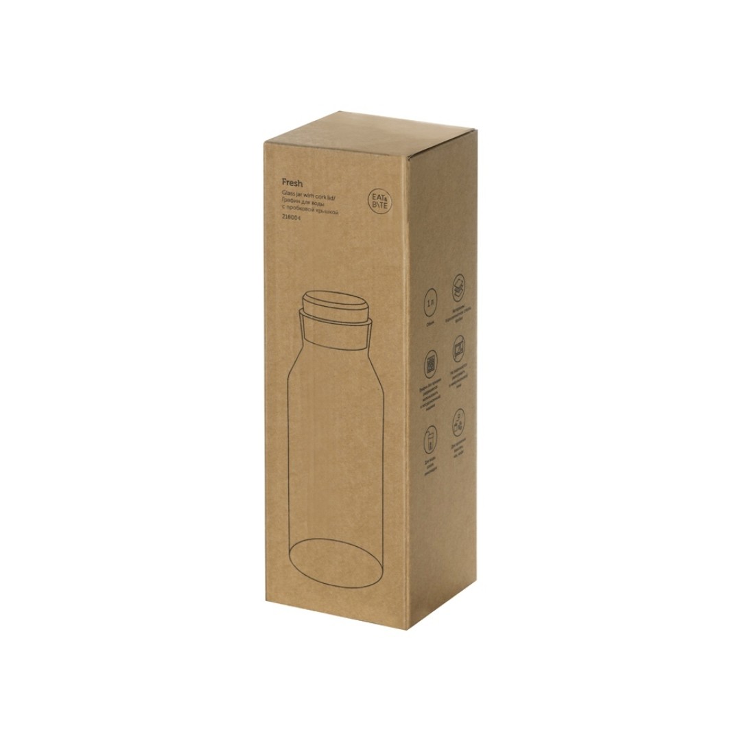 Графин для воды с пробковой крышкой "Fresh"