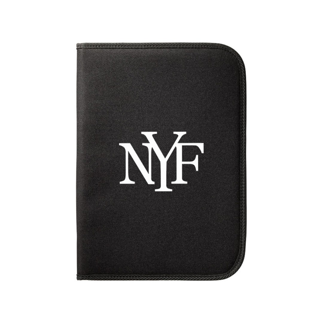 Папка А4 "Berkeley" на молнии с блокнотом, черный