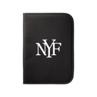 Папка А4 "Berkeley" на молнии с блокнотом, черный