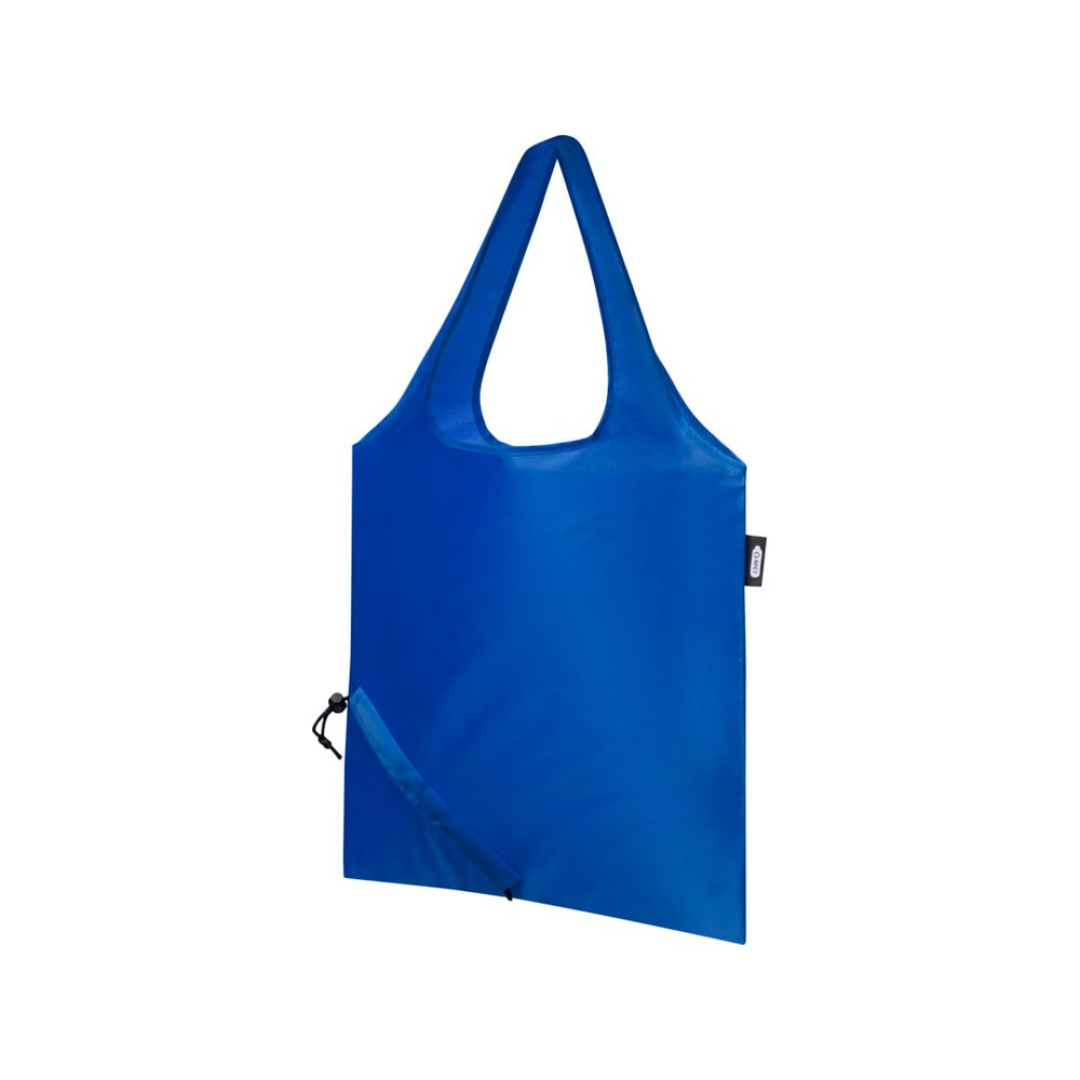 Складная эко-сумка Sabia из вторичного ПЭТ, ярко-синий