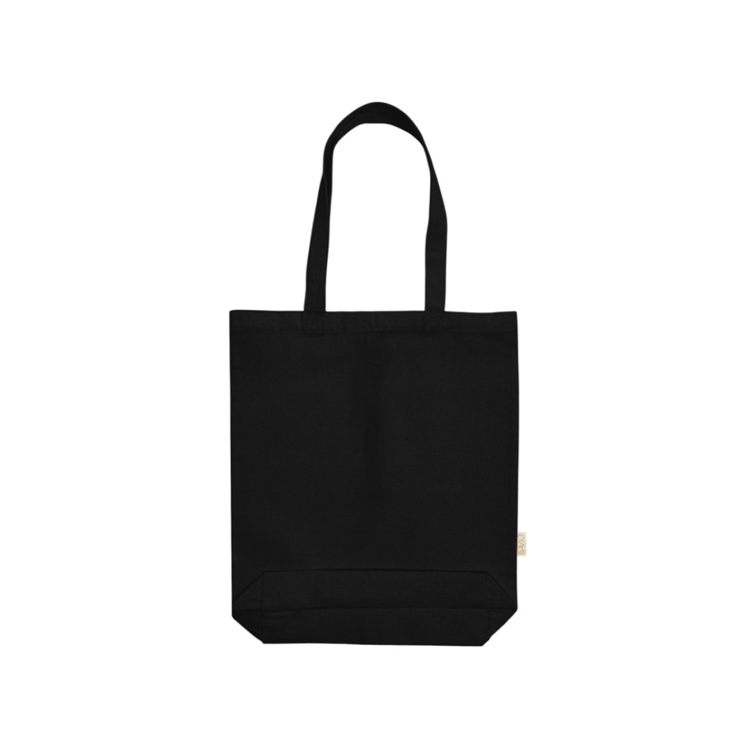 Сумка Fixy из переработанного хлопка с фиксирующей эластичной лентой, черный