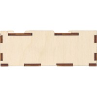 Деревянная подарочная коробка, 122 х 45 х 122 мм