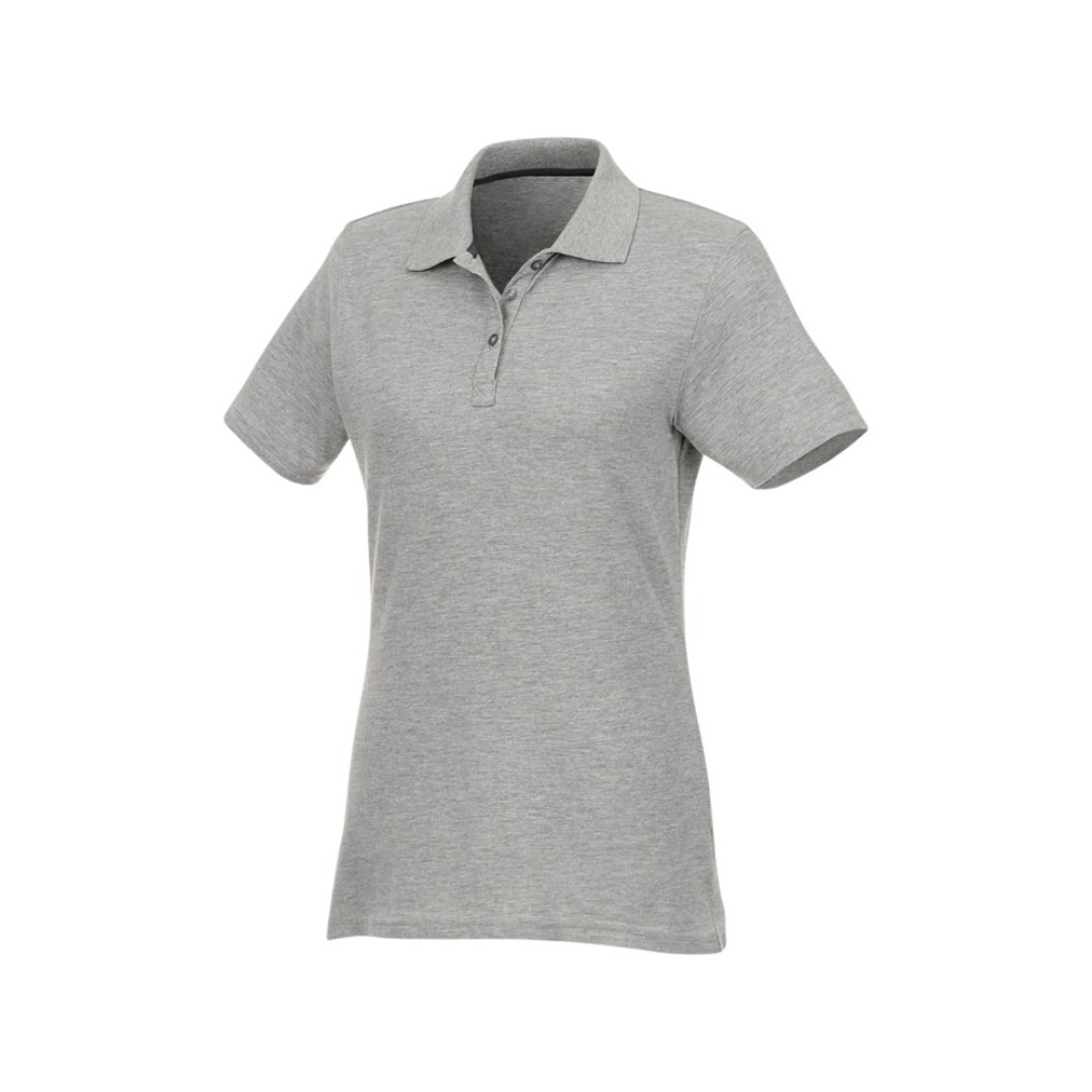 Женское поло Helios с коротким рукавом, серый яркий