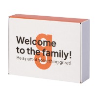 Коробка подарочная «Zand» M, белый (уф на вылет)