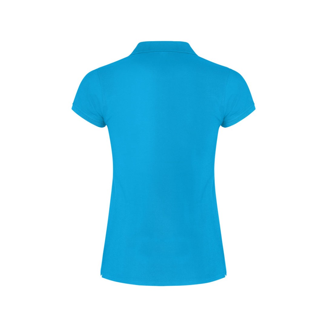 Рубашка поло "Star" женская, бирюзовый
