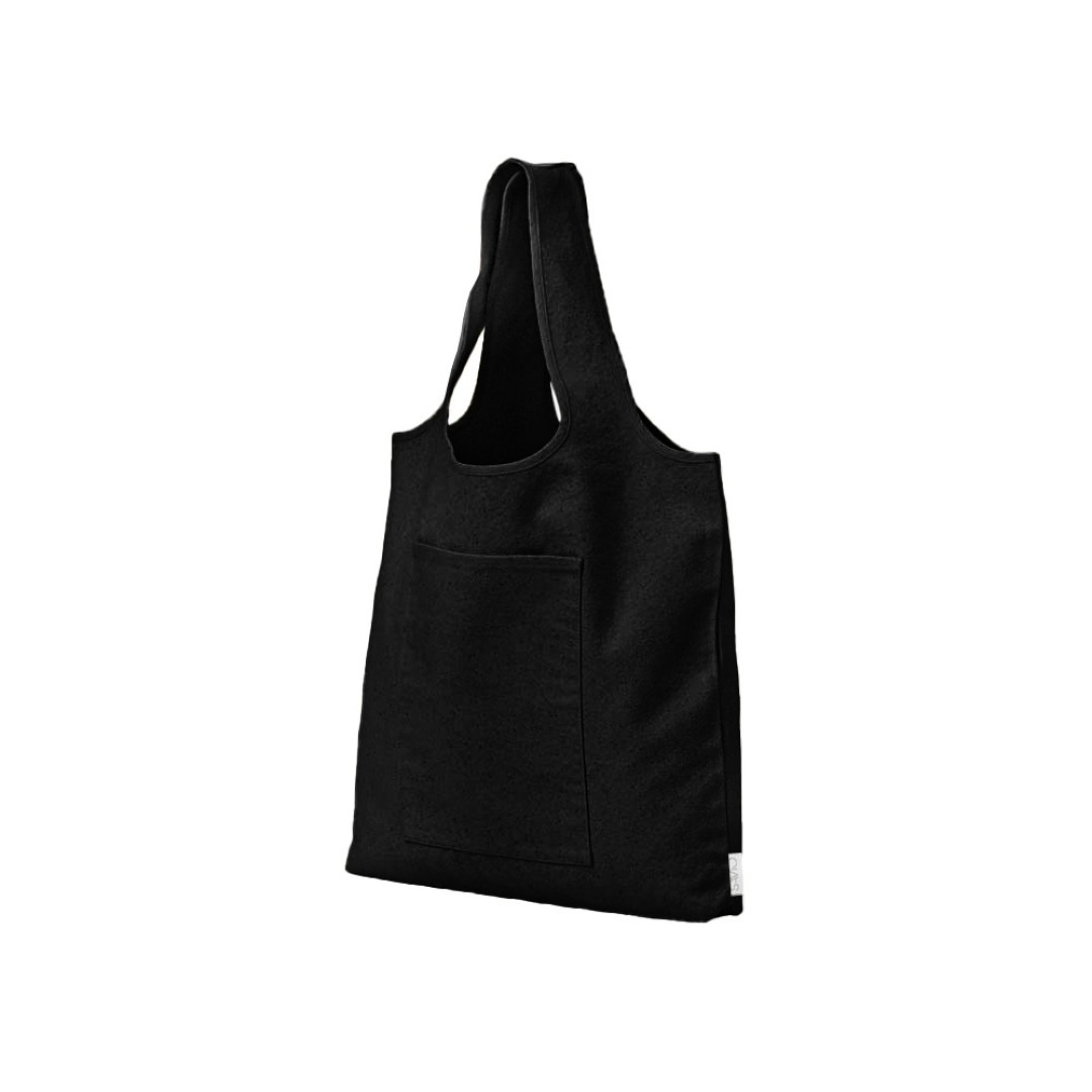 Сумка-шоппер Vest из хлопка 340 г/м2, черный