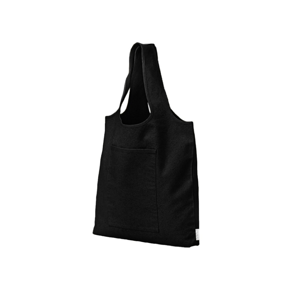 Сумка-шоппер Vest из хлопка 340 г/м2, черный