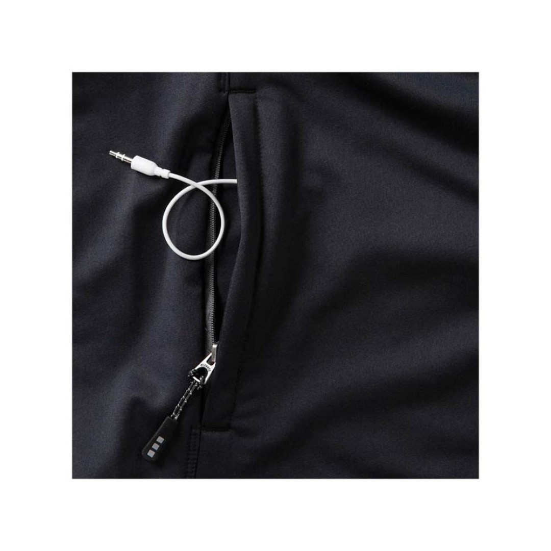 Куртка флисовая "Mani" мужская, черный