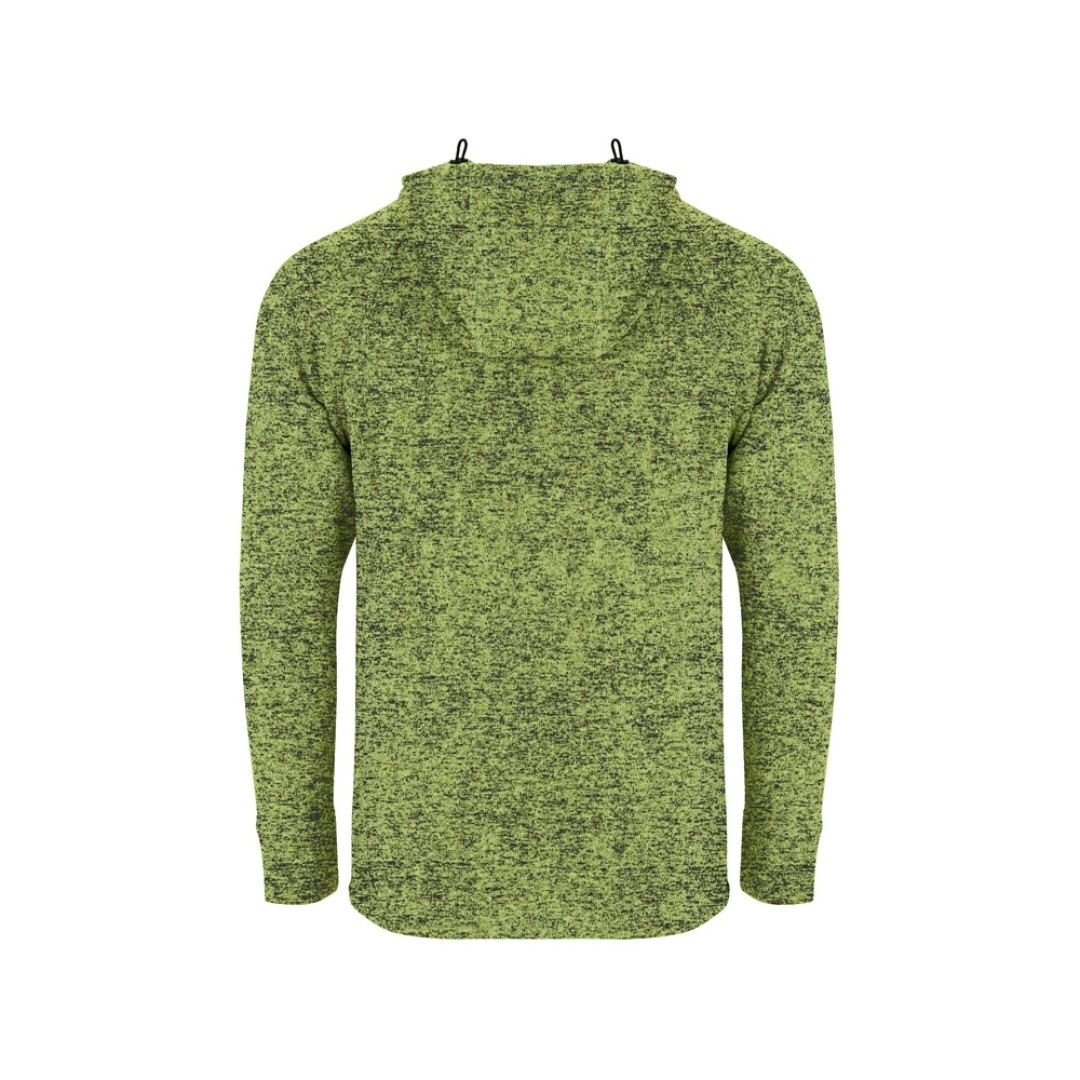 Толстовка на молнии "Everest", меланжевый салатовый