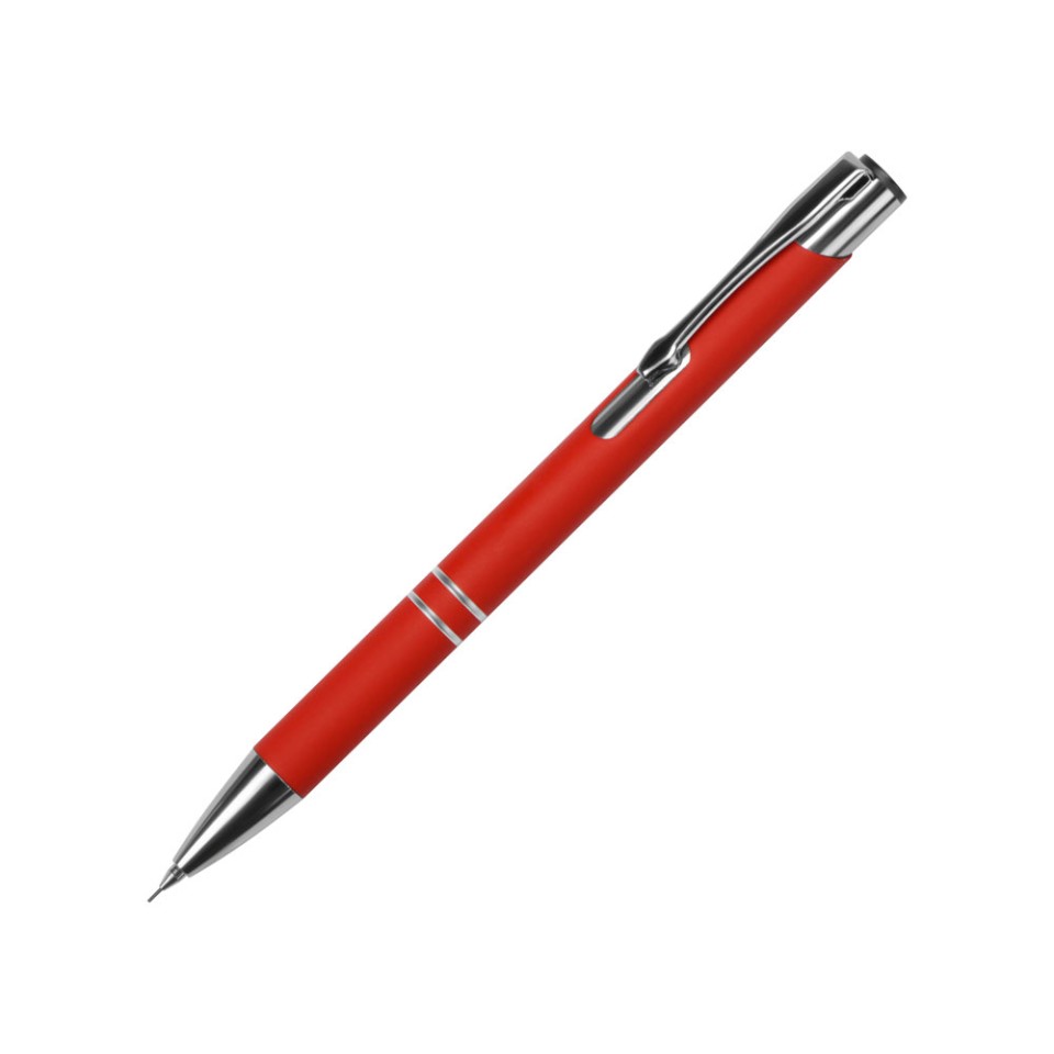 Механический карандаш "Legend Pencil" софт-тач 0.5 мм, красный