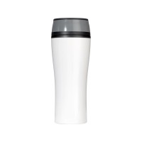 Термокружка с крышкой 360 градусов «Track», 400 мл, белый