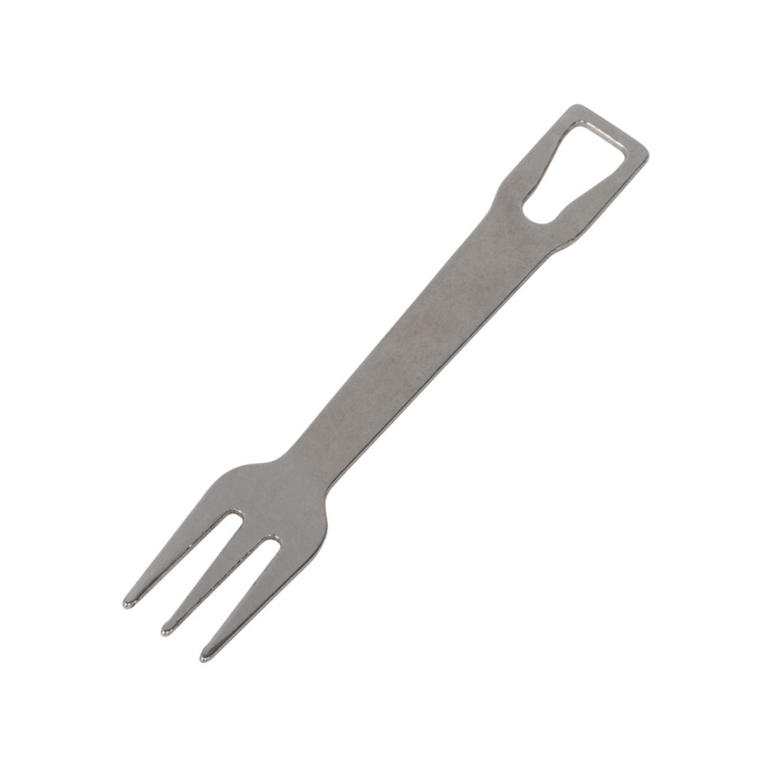 Мультиинструмент с ножом и вилкой "Hungry", черный