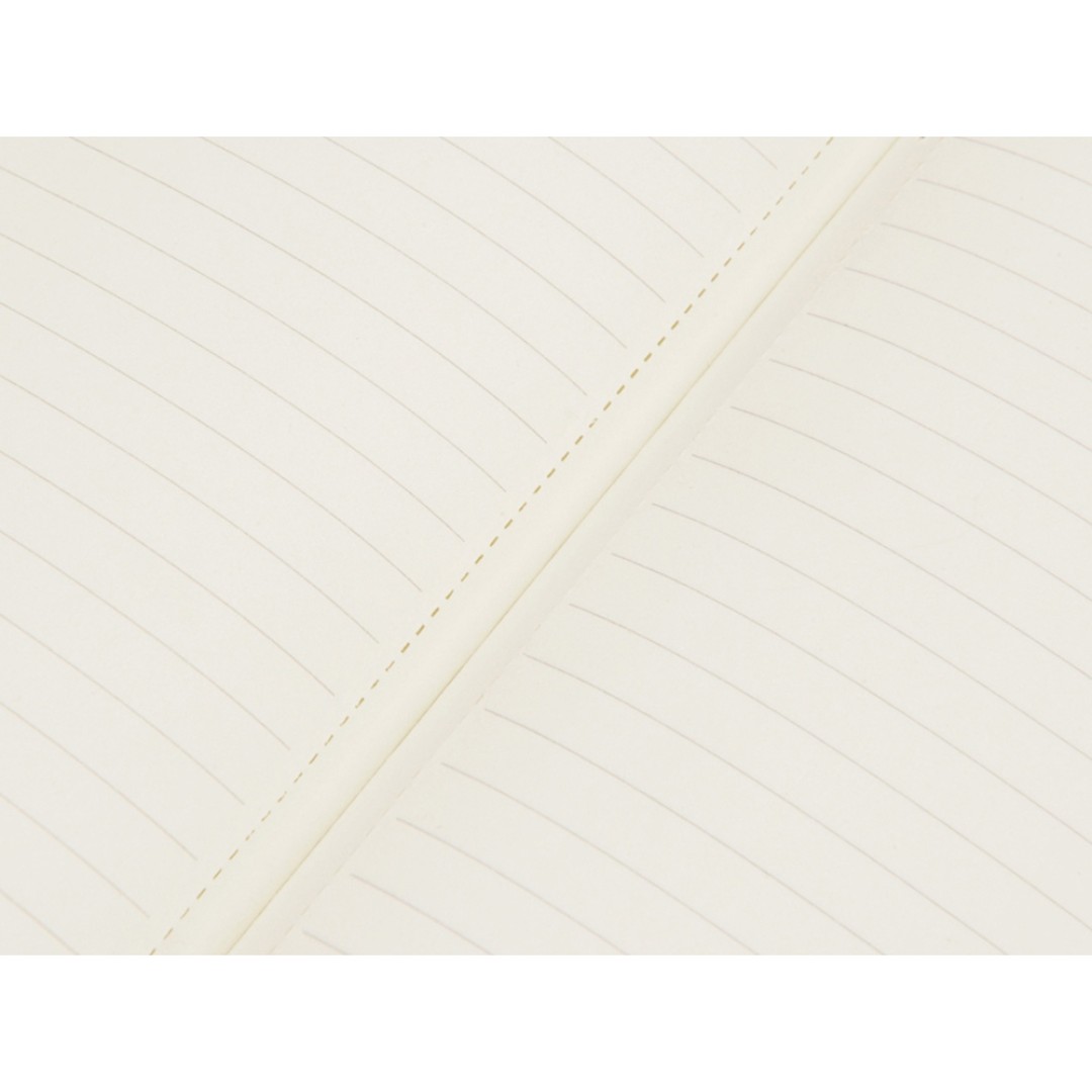 Блокнот «Notepeno» 130x205 мм с тонированными линованными страницами, темно-синий