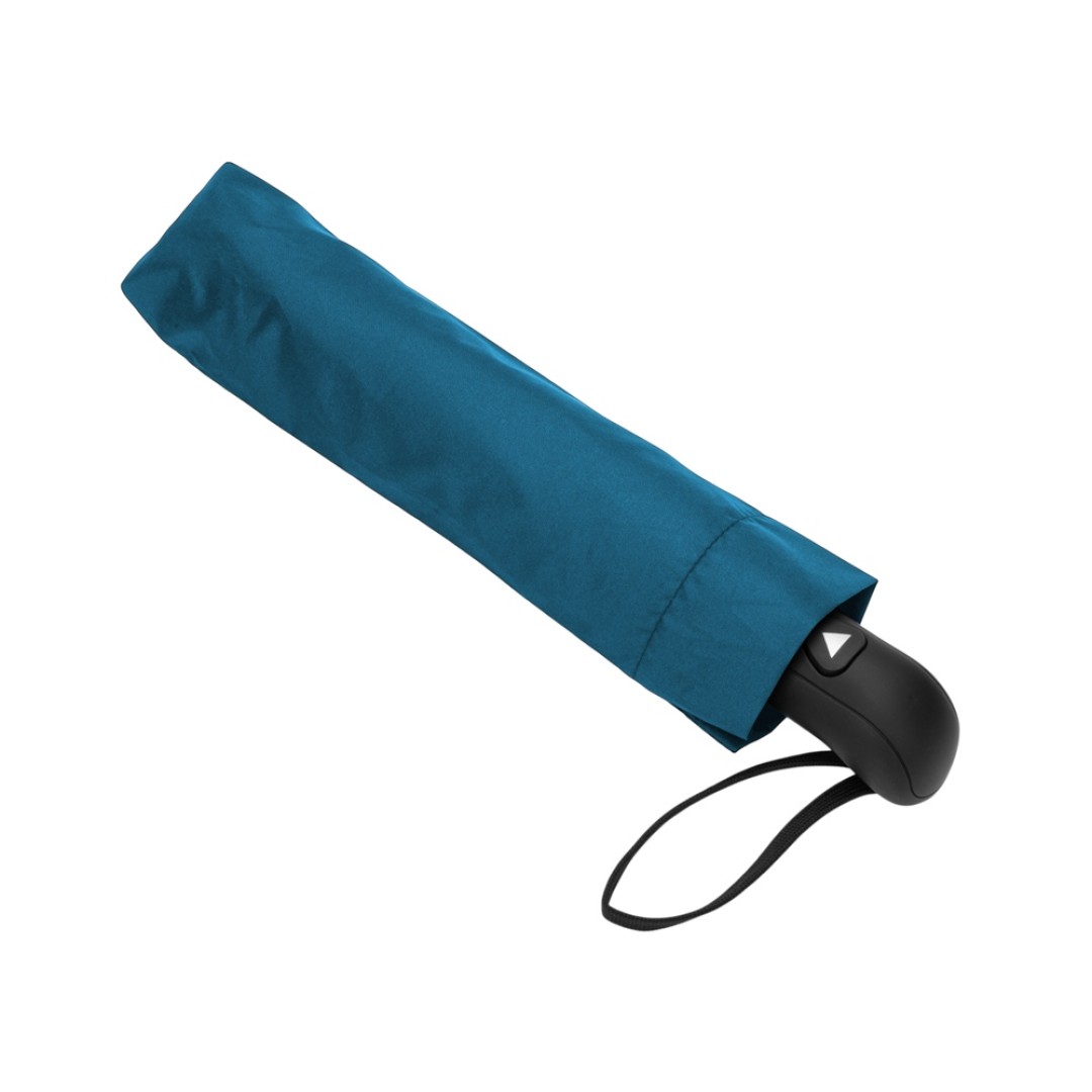 Зонт-полуавтомат Roof с куполом из переработанного пластика, морская волна 3025C