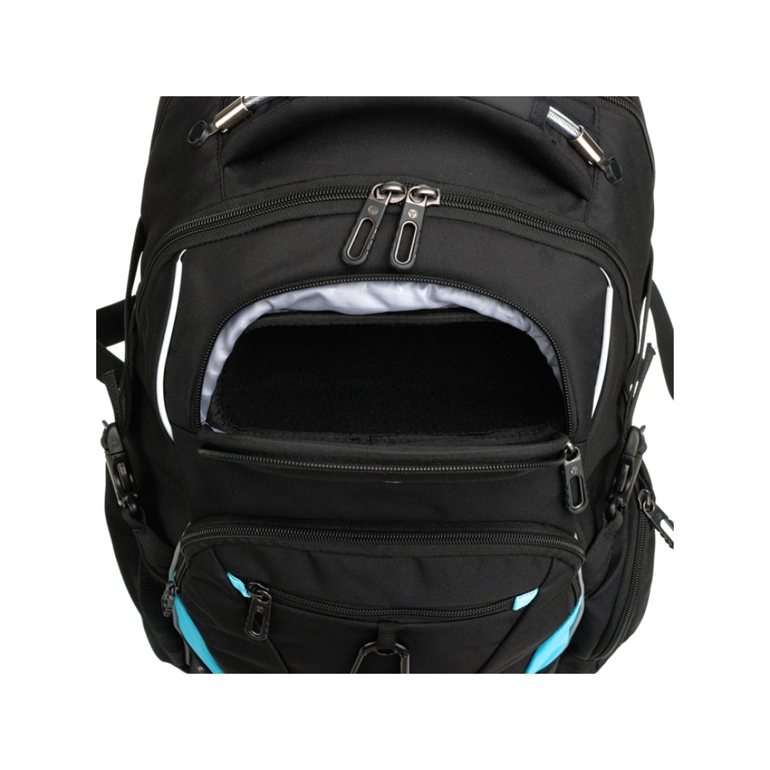 Рюкзак TORBER XPLOR с отделением для ноутбука 15", чёрный, полиэстер 900D, 34x22x46 см, 34л