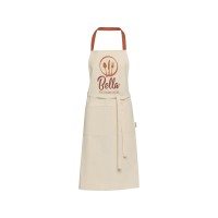 Nia фартук из переработанного хлопка плотностью 200 г/м2 - красный кирпичный