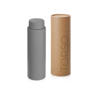 Вакуумный термос с двойными стенками и медным слоем "Torso", 480 мл, серый
