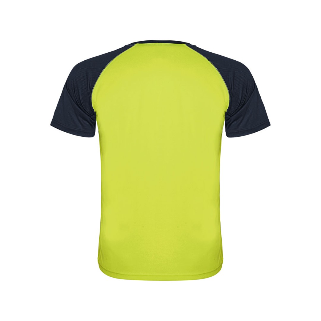 Спортивная футболка "Indianapolis" мужская, неоновый желтый/нэйви