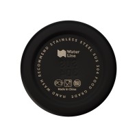 Стальная бутылка "Rely", 650 мл, черный матовый