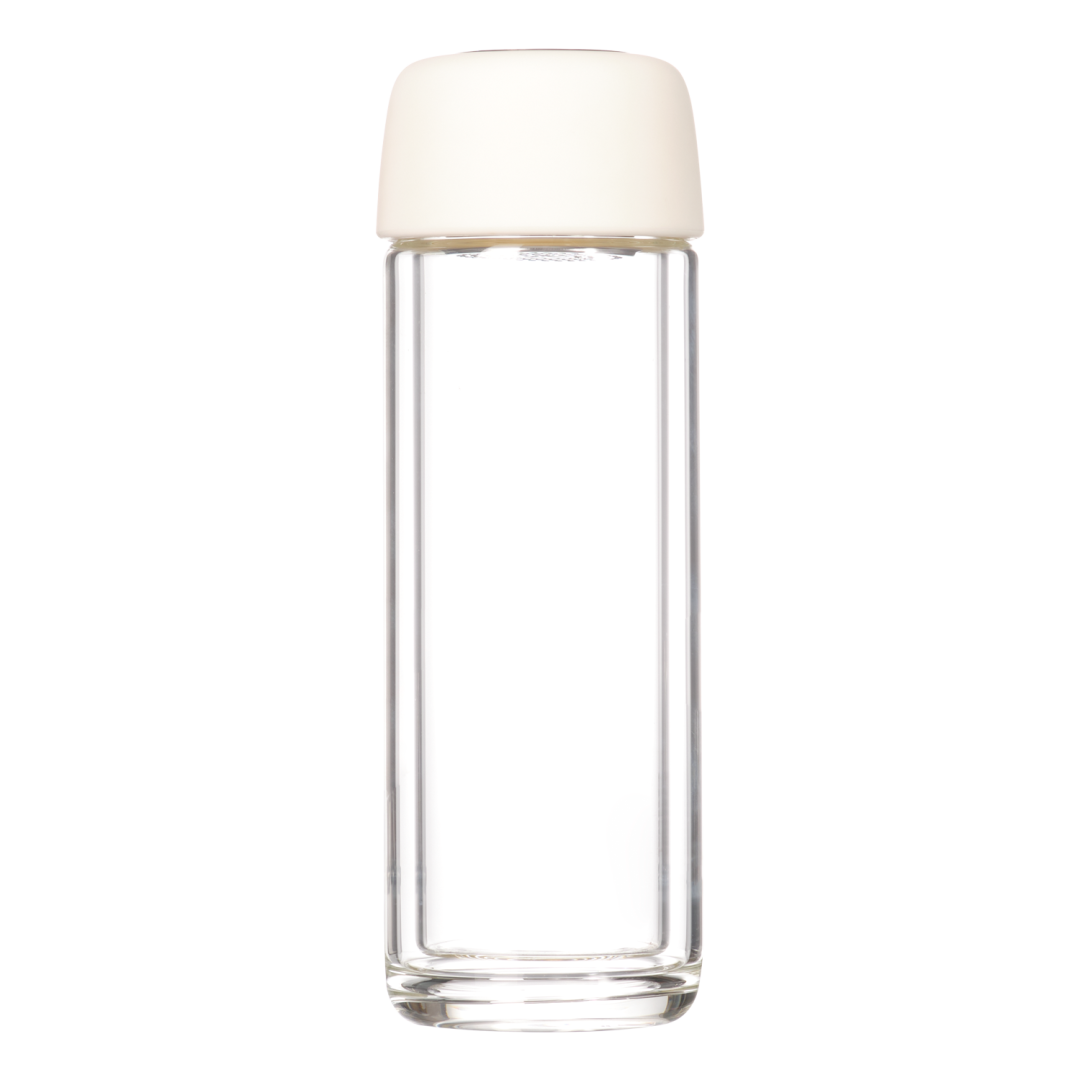 Бутылка стеклянная с двойными стенками Bianca, белая