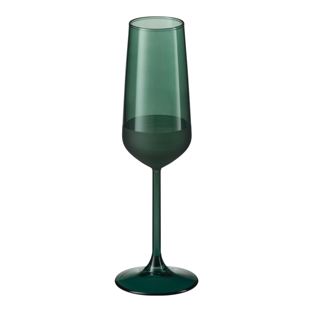 Бокал для шампанского Emerald, зеленый