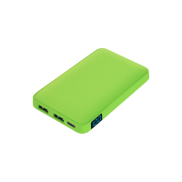 Внешний аккумулятор с подсветкой Ancor 5000 mAh, салатовый
