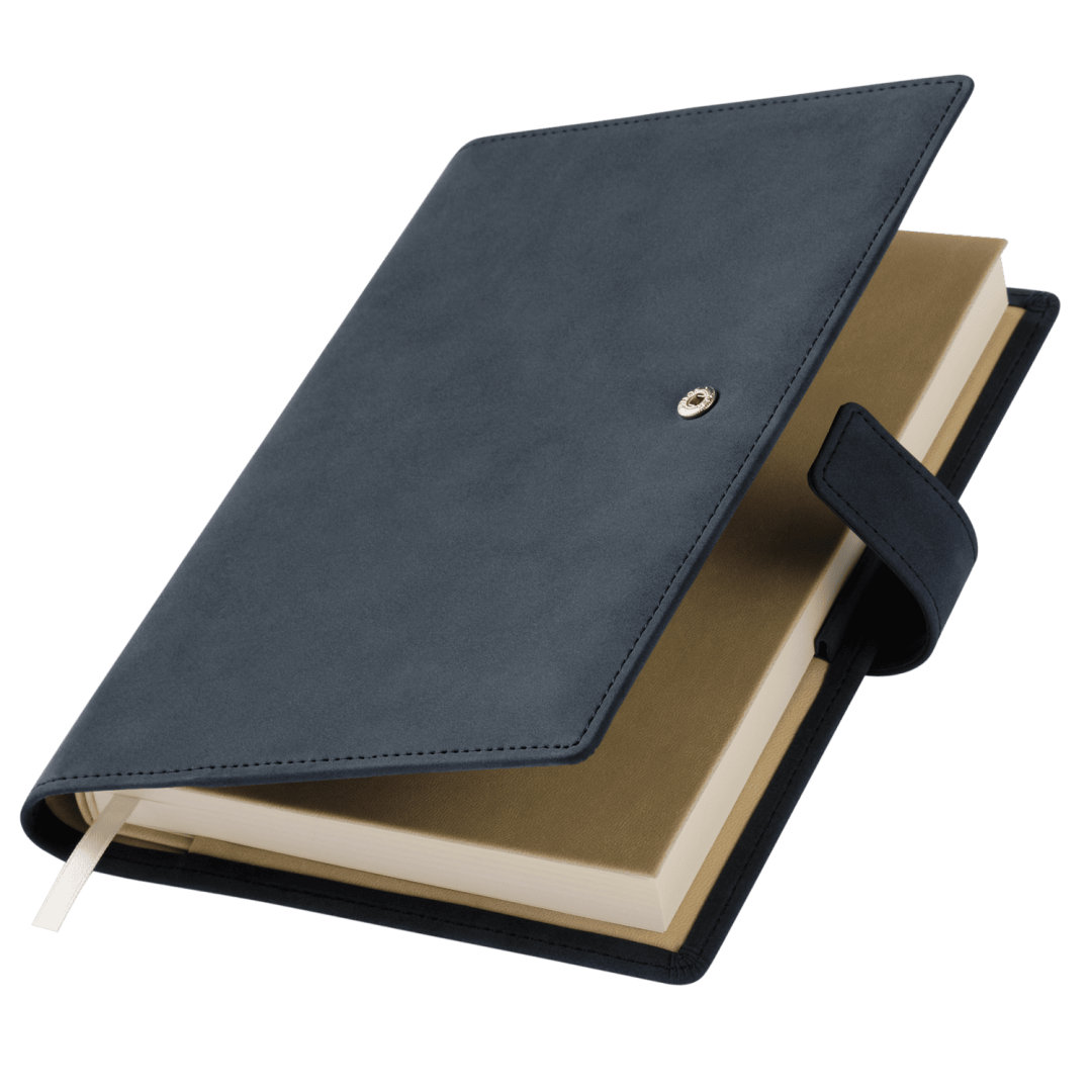 Ежедневник-портфолио Royal NEO недатированный в подарочной коробке, синий