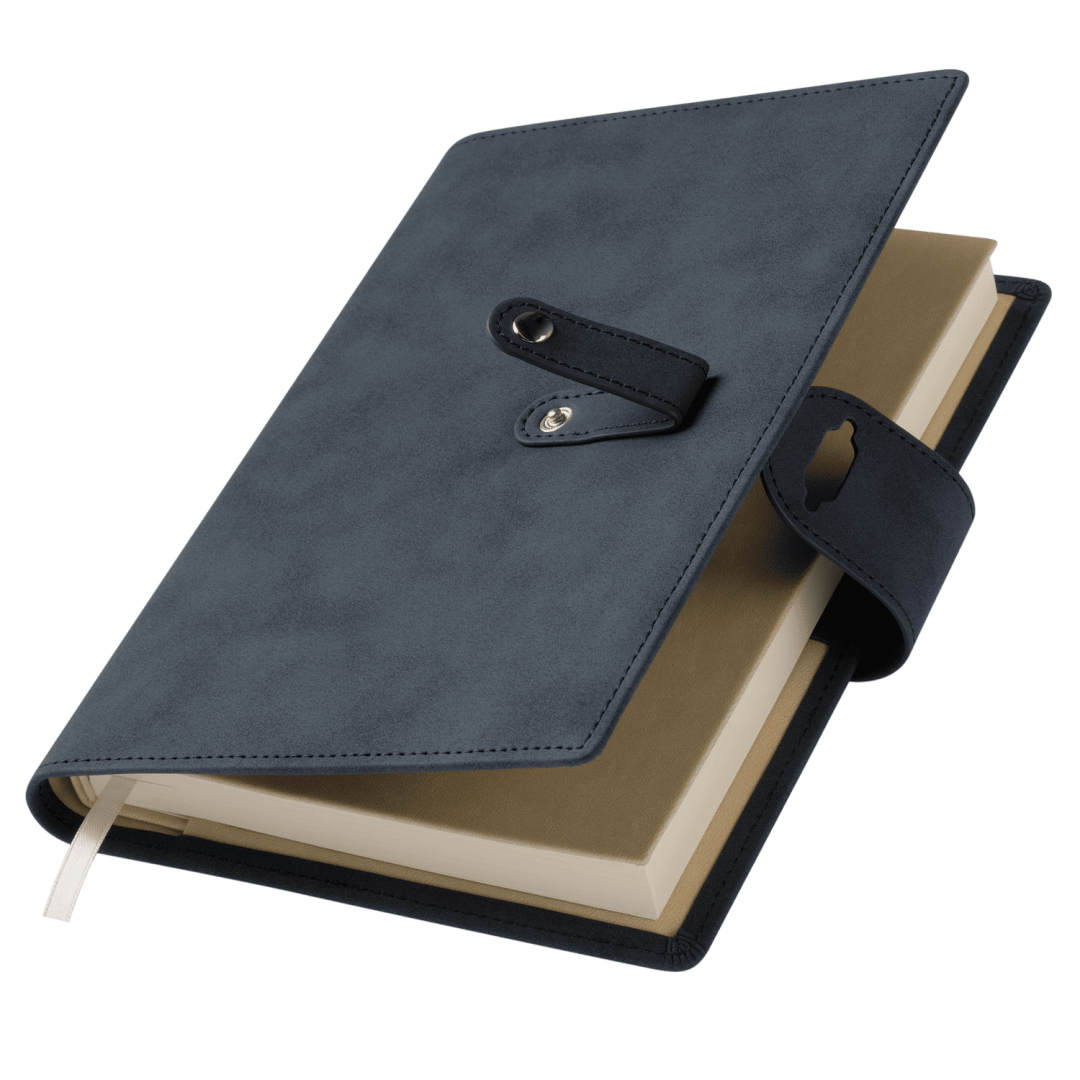 Ежедневник-портфолио Passage NEO недатированный в подарочной коробке, синий