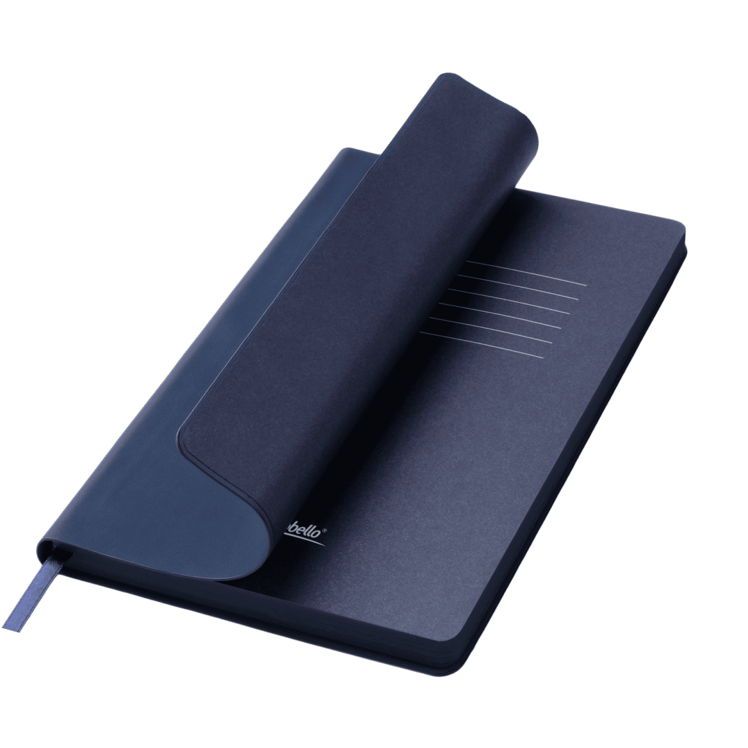 Ежедневник Latte soft touch недатированный, синий