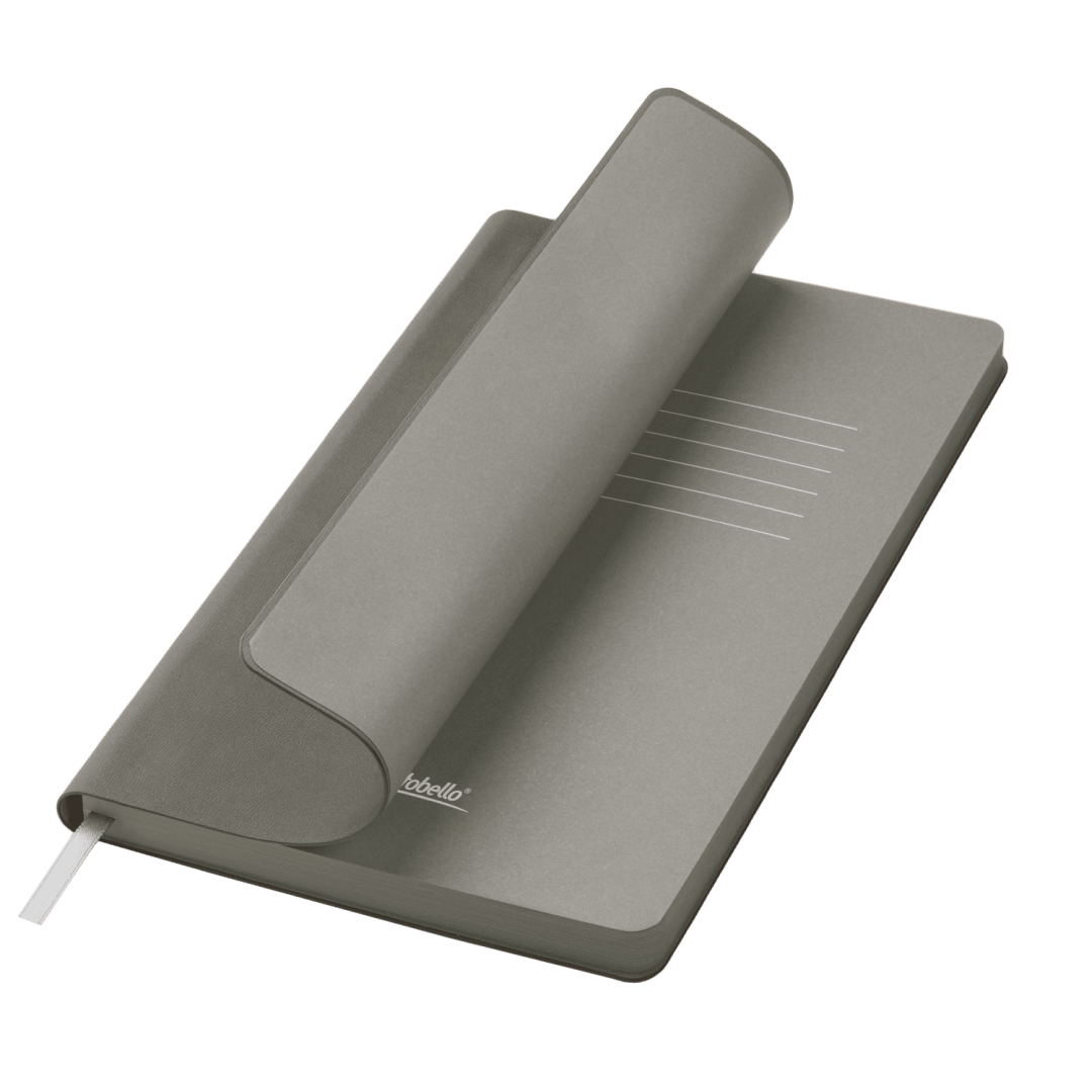 Ежедневник Latte soft touch недатированный, серый