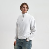 Толстовка на молнии унисекс FLOW, белая, размер XL/2XL