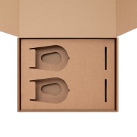 Доп. ложемент под 2 бокала для вина (для рифленого стекла) в среднюю универсальную коробку (арт. 21002.020)