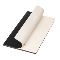 Блокнот Corsa slim, черный