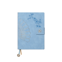 Ежедневник B2Book Medio Vertical 1/2 недатированный, голубой/бежевый